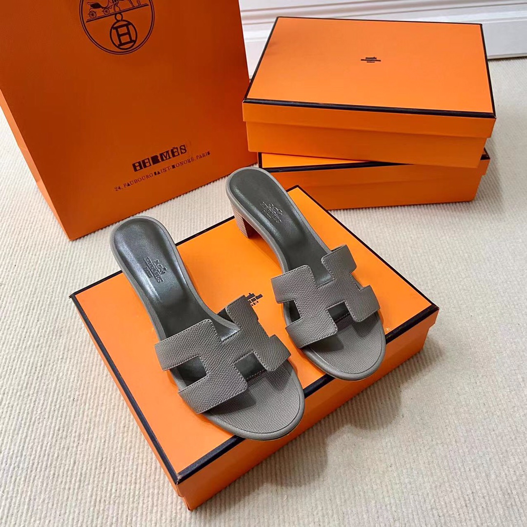 에르메스 올수공 오아시스 슬리퍼 샌들 앱송 42